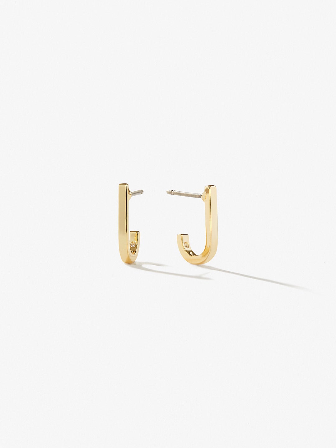 Ana Luisa Jewelry Studs Earrings Curved Stud Earrings Jia Gold