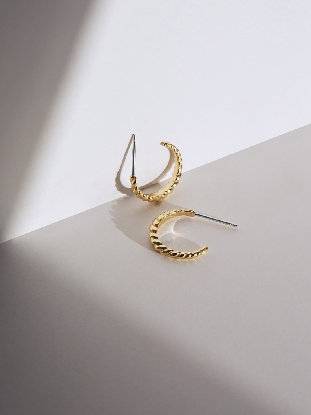 Ana Luisa Jewelry Earrings Hoops Earrings Gold Twist Hoops Vivi Gold Silver