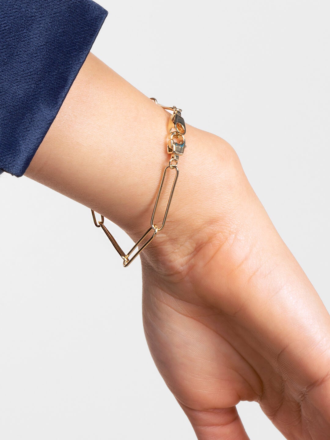 Ana Luisa Bracelets Chain Bracelet Paper Clip Chain Bracelet David Gold