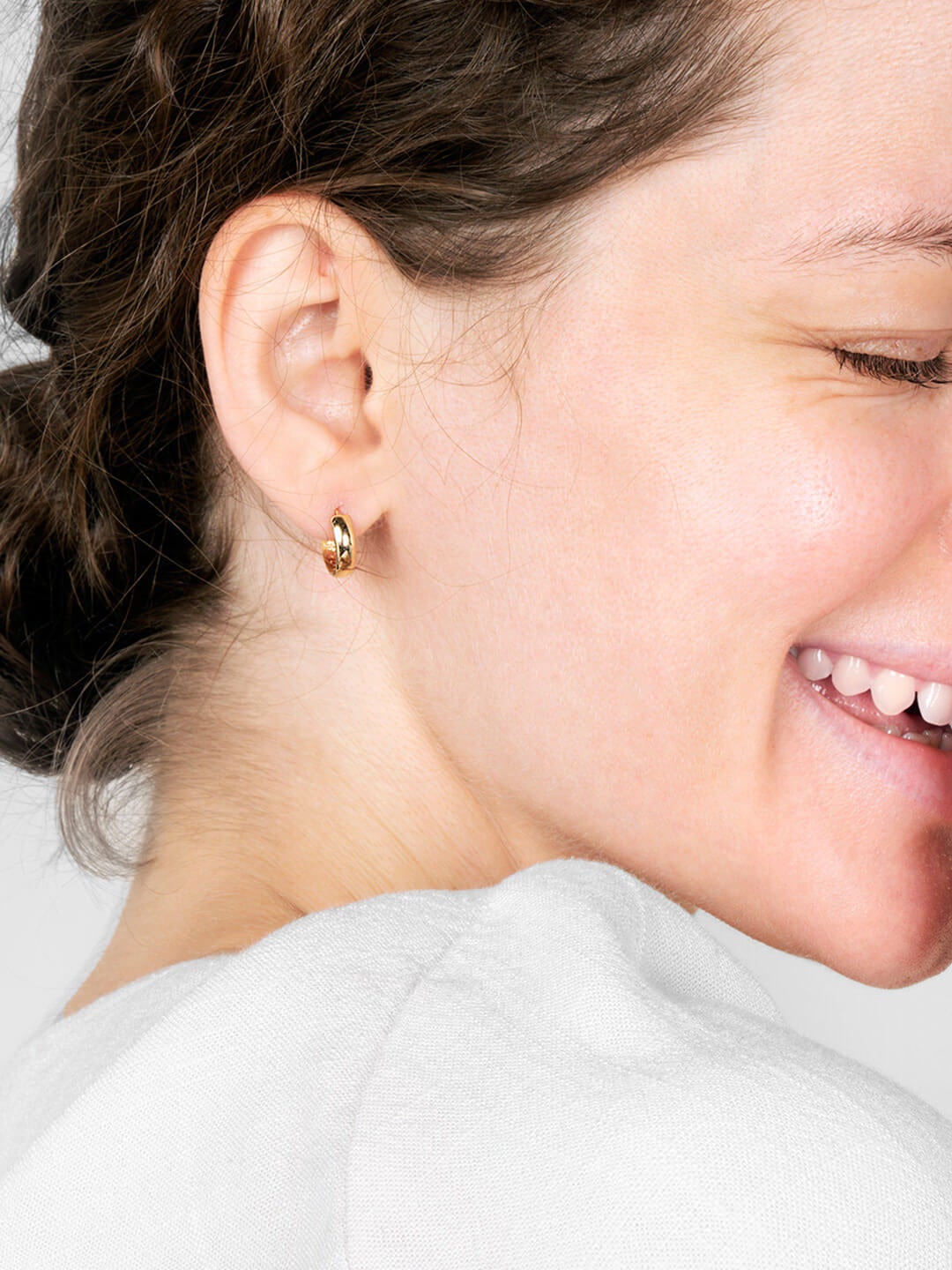 Ana Luisa Earrings Hoops Earrings 14K Gold Hoop Earrings  Thick Hoops