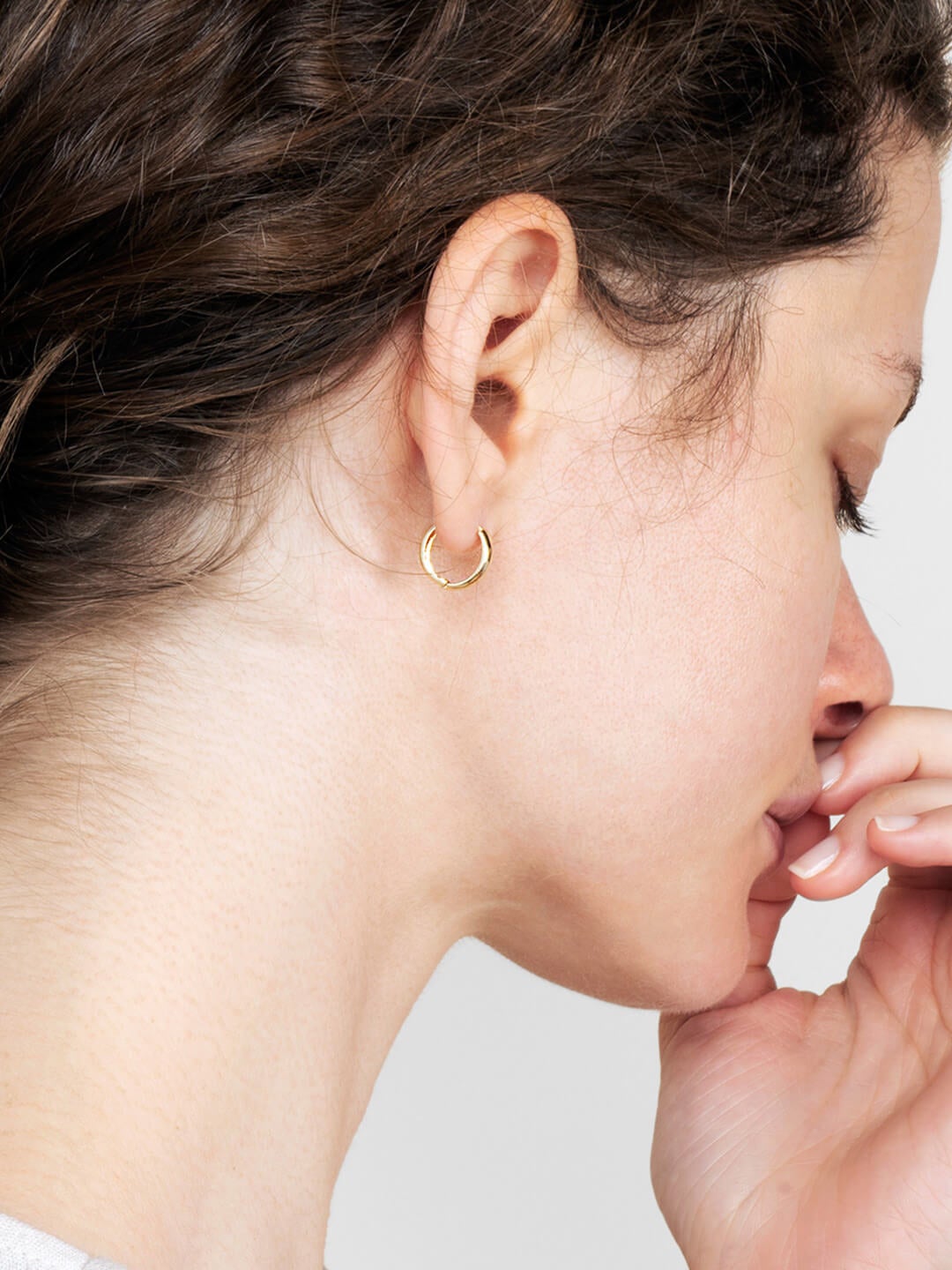 Ana Luisa Earrings Hoops Earrings 14K Gold Hoop Earrings  Thick Hoops