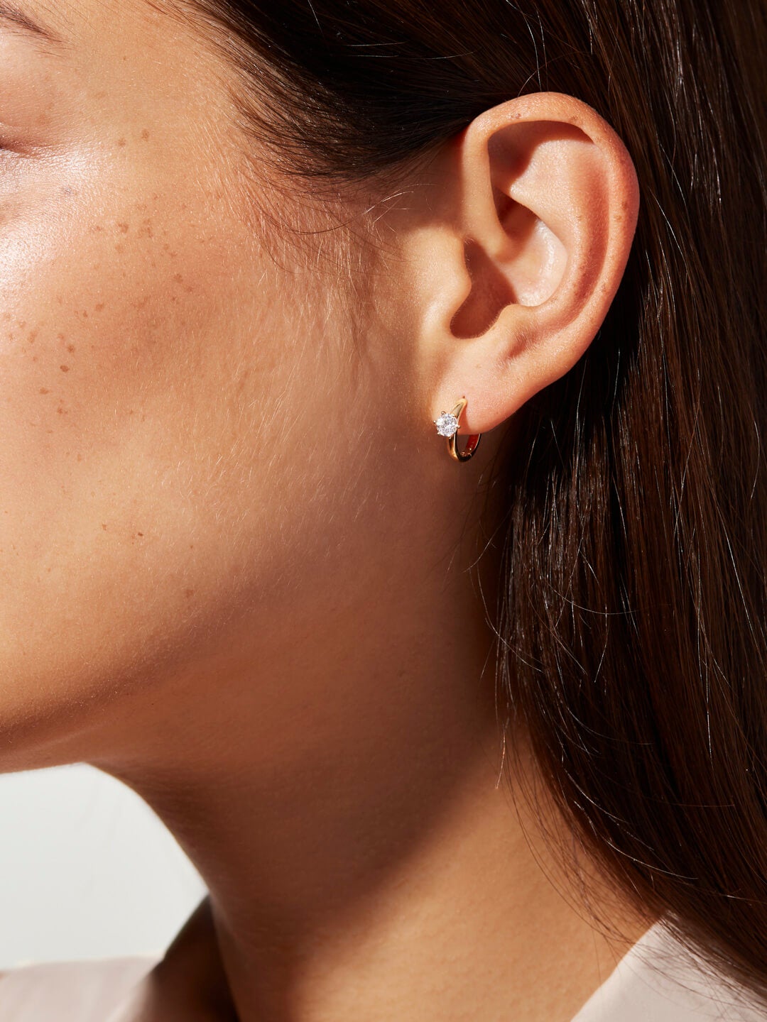 Ana Luisa Earrings Huggie Earrings Statement Huggie Hoops She said yes Silver