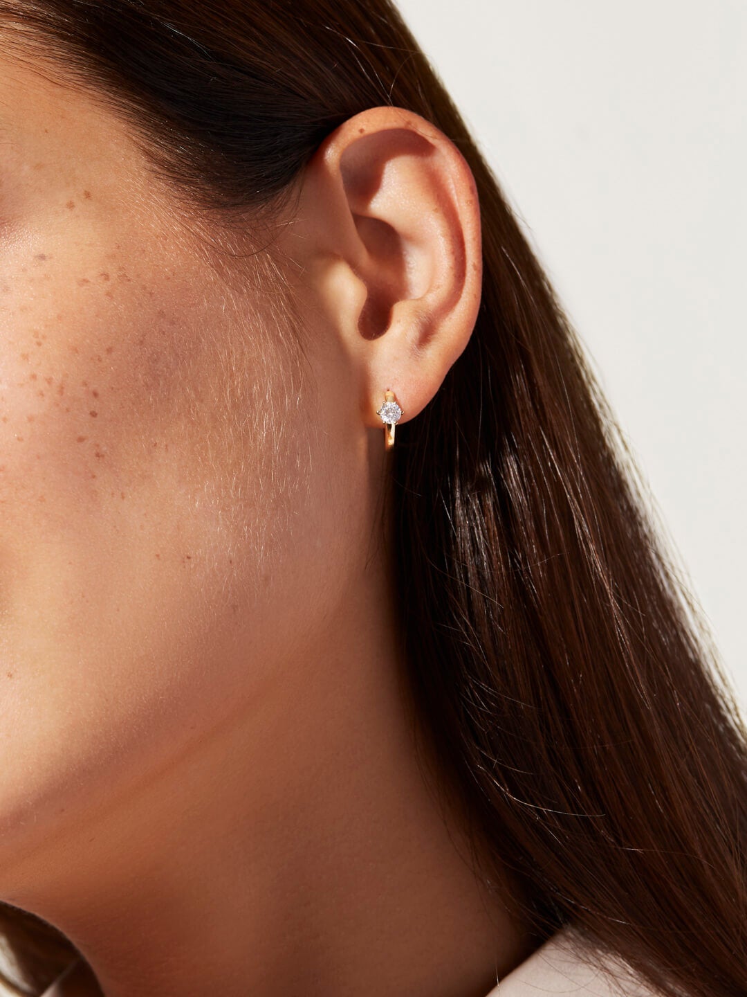Ana Luisa Earrings Huggie Earrings Statement Huggie Hoops She said yes Silver