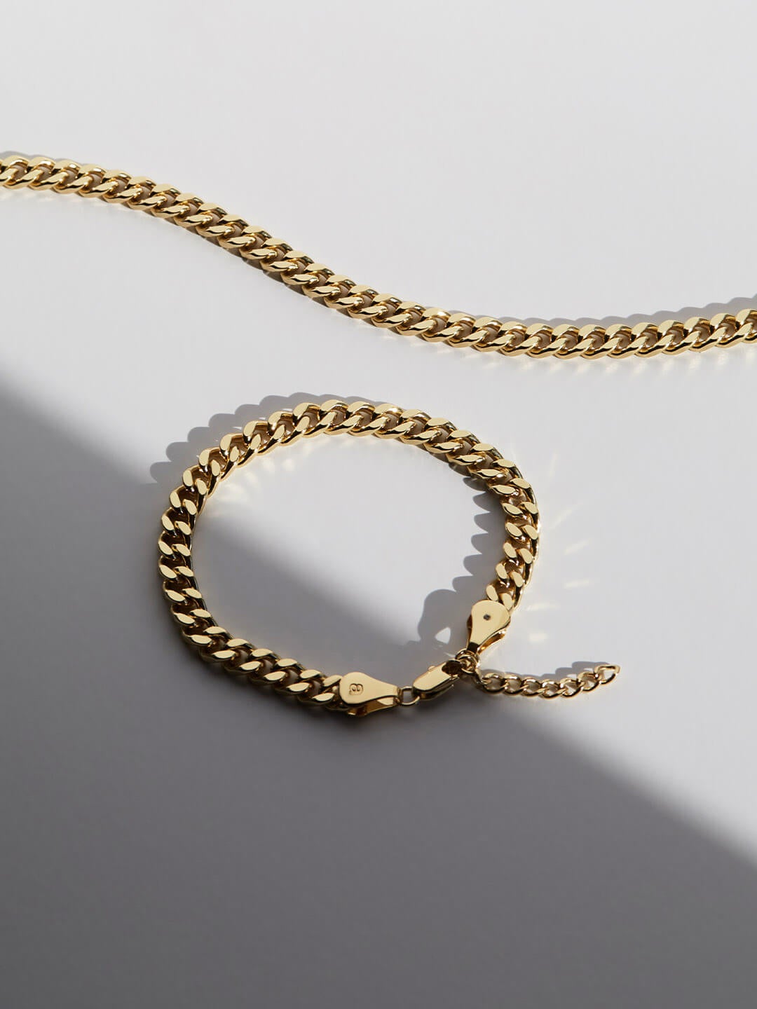 Ana Luisa Jewelry Necklaces Chain Necklace Curb Chain Necklace Adam Bold Gold Small