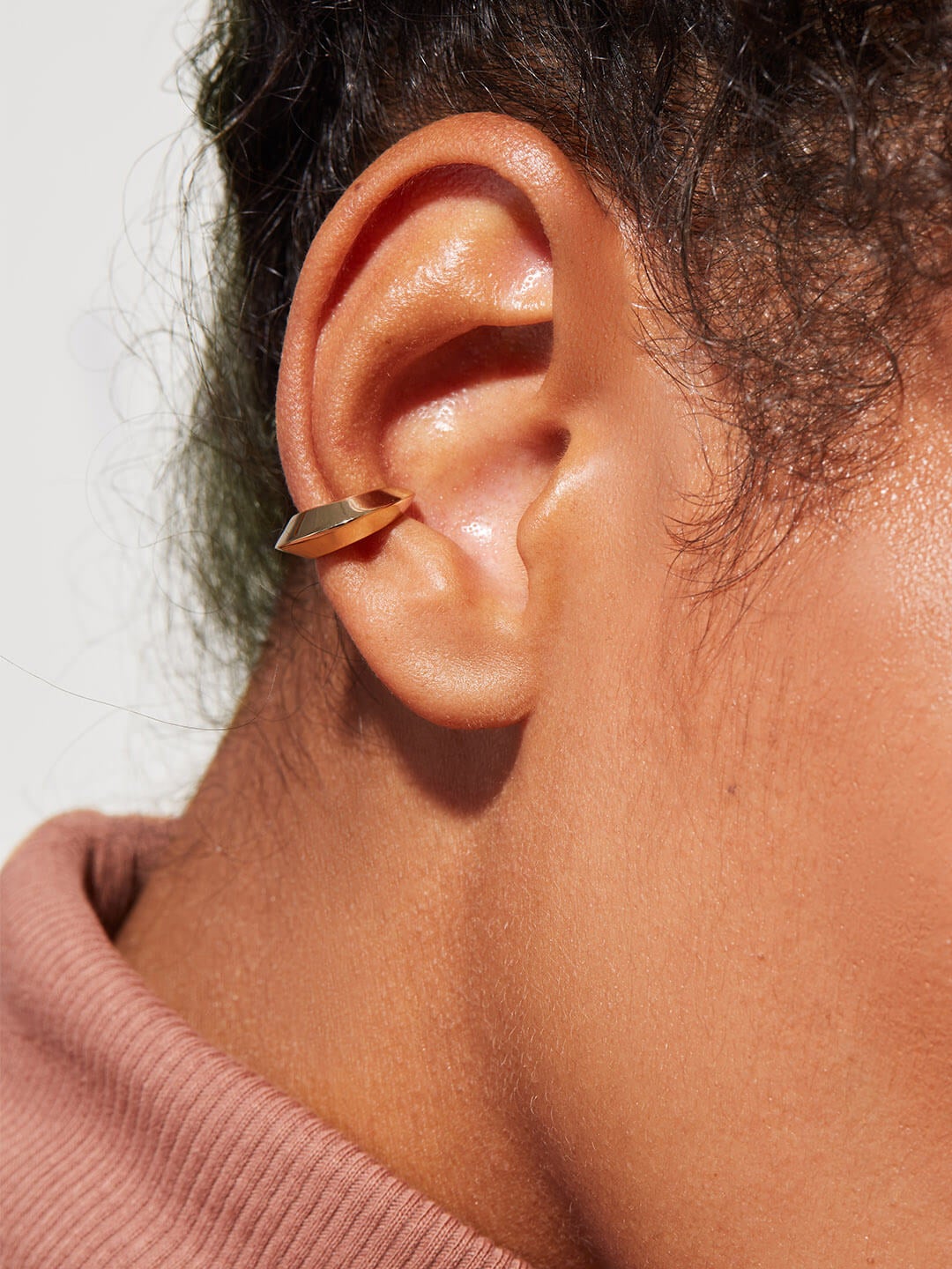 Ana Luisa Jewelry Cuffs Ear Cuff Minimalist Ear Cuff Luca Gold