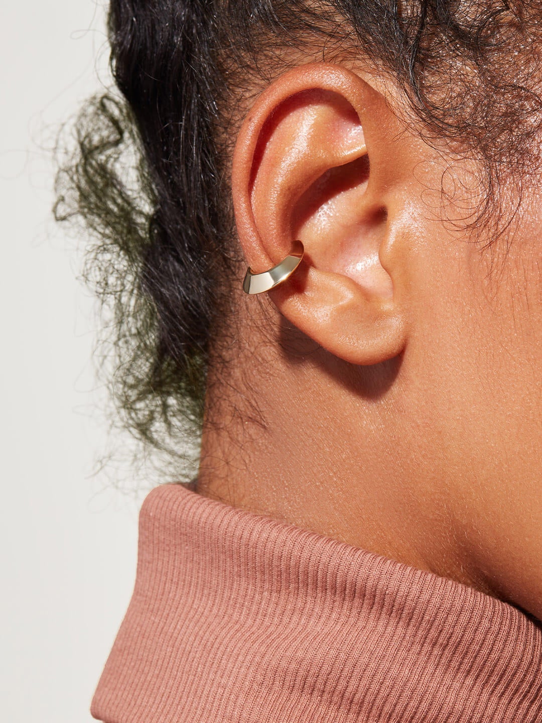 Ana Luisa Jewelry Cuffs Ear Cuff Minimalist Ear Cuff Luca Gold