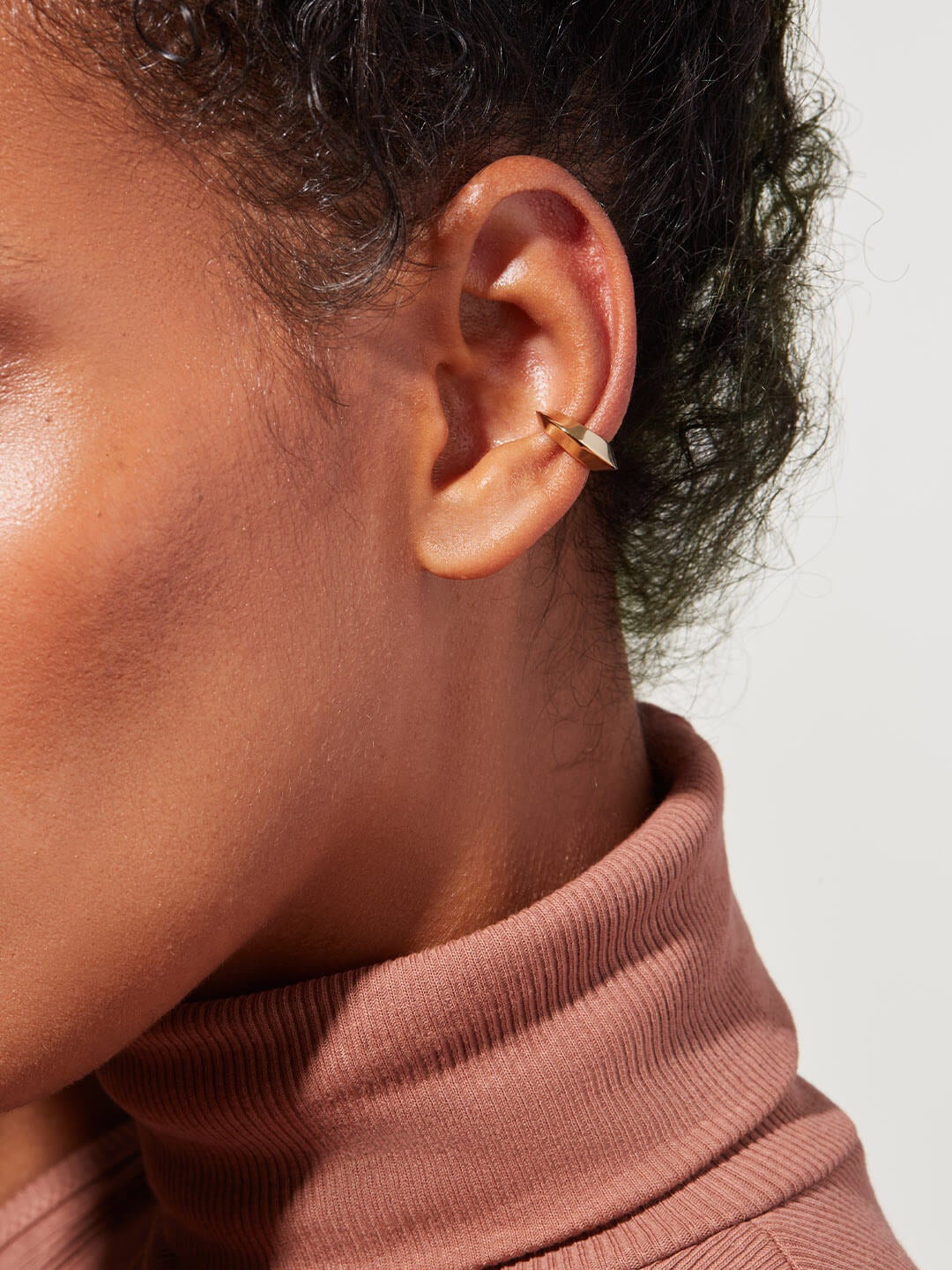 Ana Luisa Jewelry Cuffs Ear Cuff Minimalist Ear Cuff Luca Gold