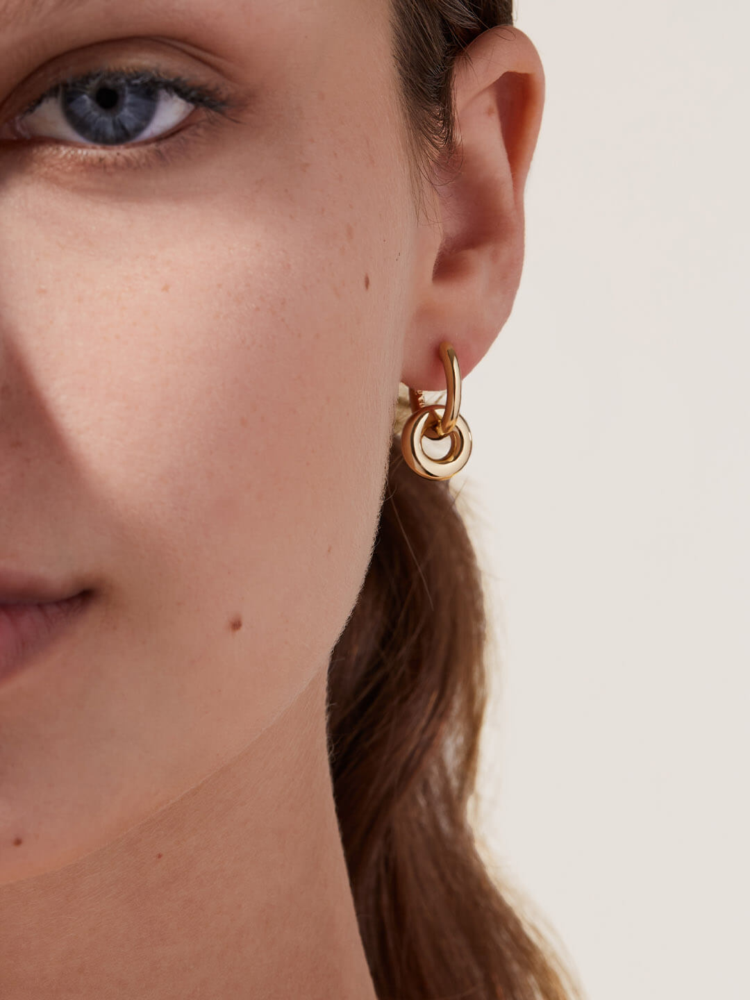 Ana Luisa Jewelry Earrings Hoop Earrings Gold Double Hoops Earrings Duo