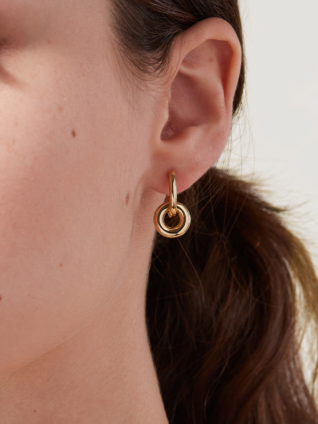 Ana Luisa Jewelry Earrings Hoop Earrings Gold Double Hoops Earrings Duo