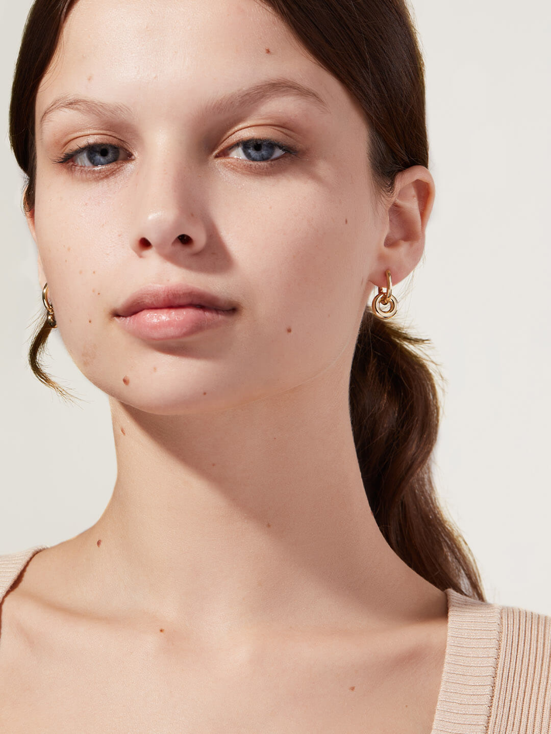 Ana Luisa Jewelry Earrings Hoop Earrings Gold Double Hoops Earrings Duo