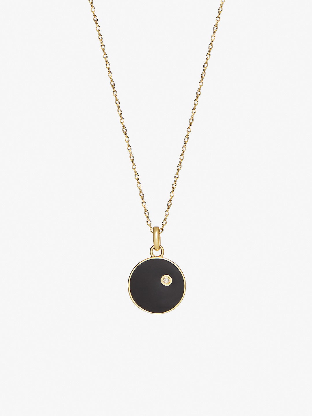 Ana Luisa Necklace Pendant Necklace Astro Coin Necklace Cari Reversible Gold