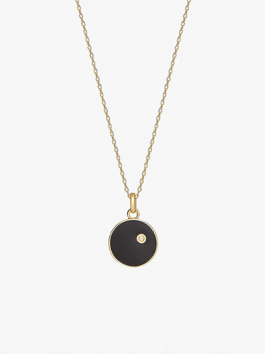 Ana Luisa Necklace Pendant Necklace Astro Coin Necklace Cari Reversible Gold