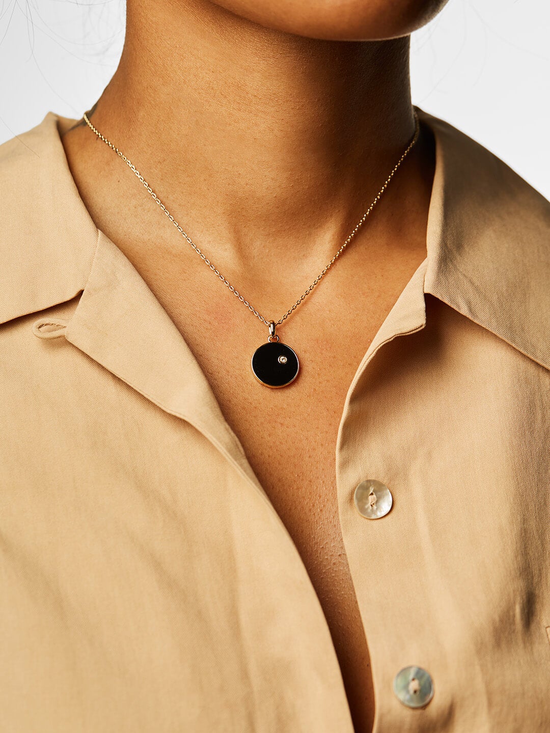 Astro Coin Necklace - Cari Reversible