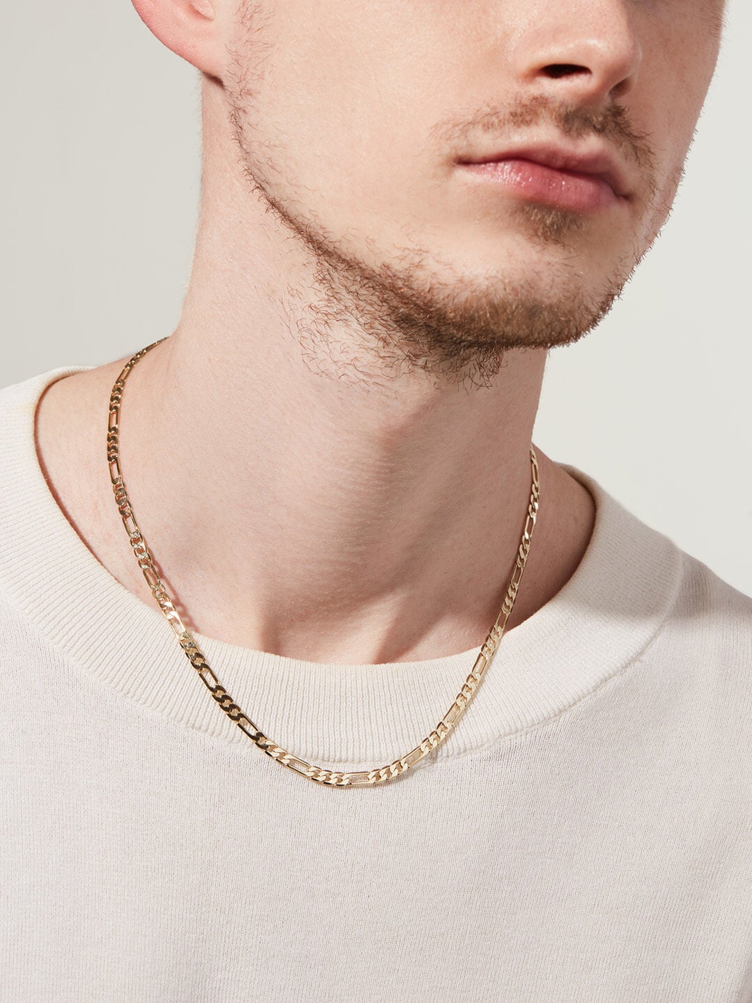 Ana Luisa Jewelry Necklaces Chain Figaro Chain Necklace Leo Bold Short Gold