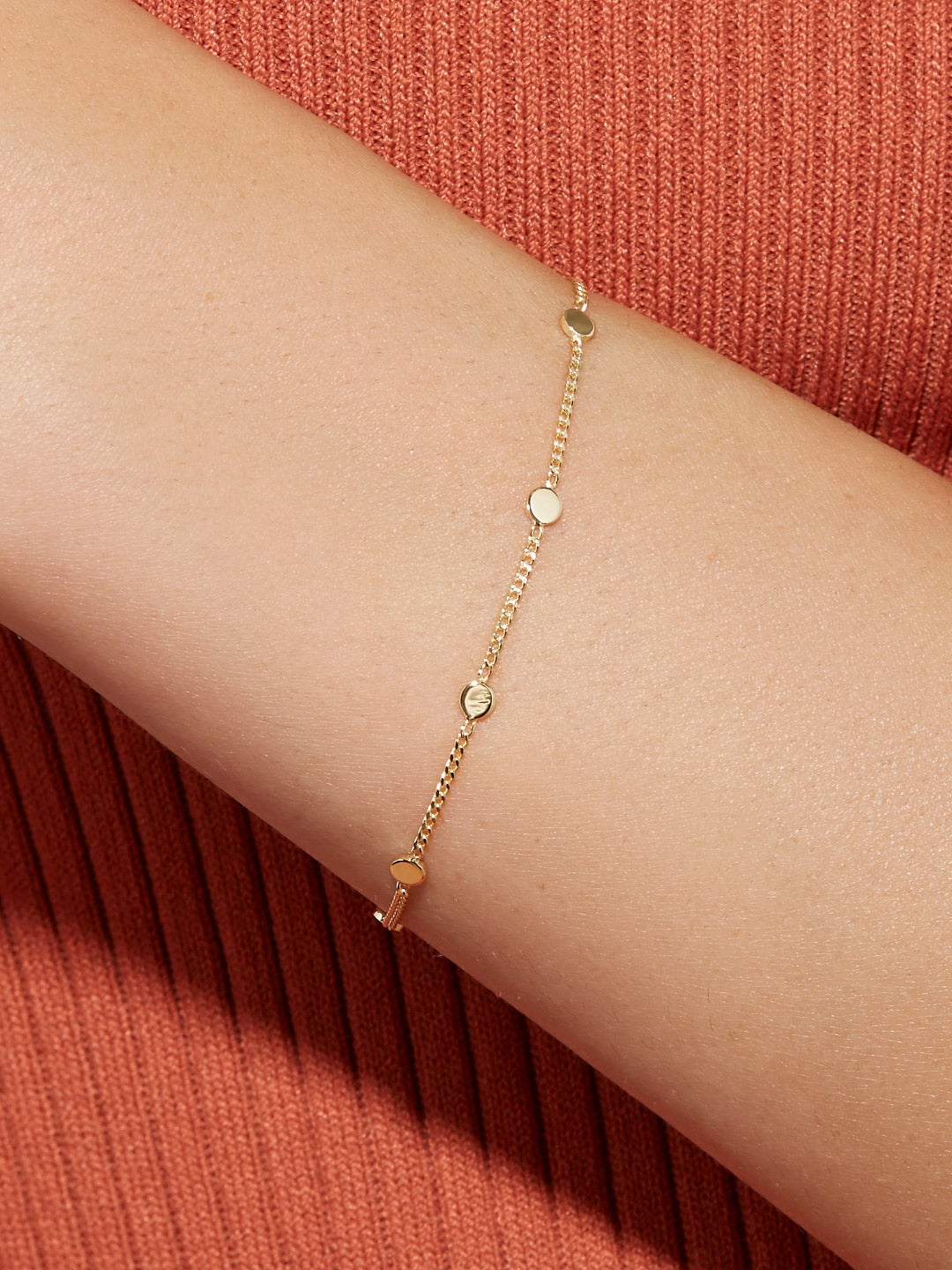 Ana Luisa Jewelry Bracelets Medium Chains Gold Circles Bracelet Sacha Silver