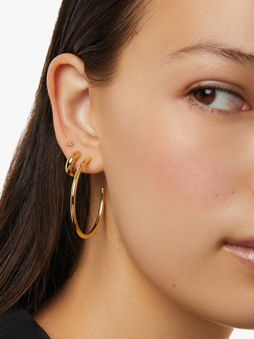 Ana Luisa Jewelry Earrings Big Hoop Bundle Silver Gold