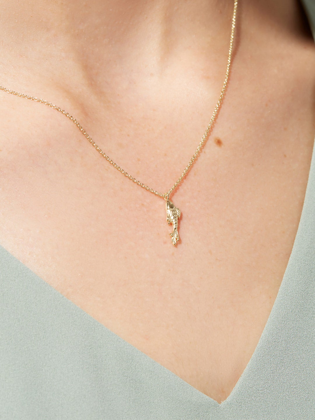 Ana Luisa Jewelry Necklaces Pendants Fish Necklace Pesce Silver