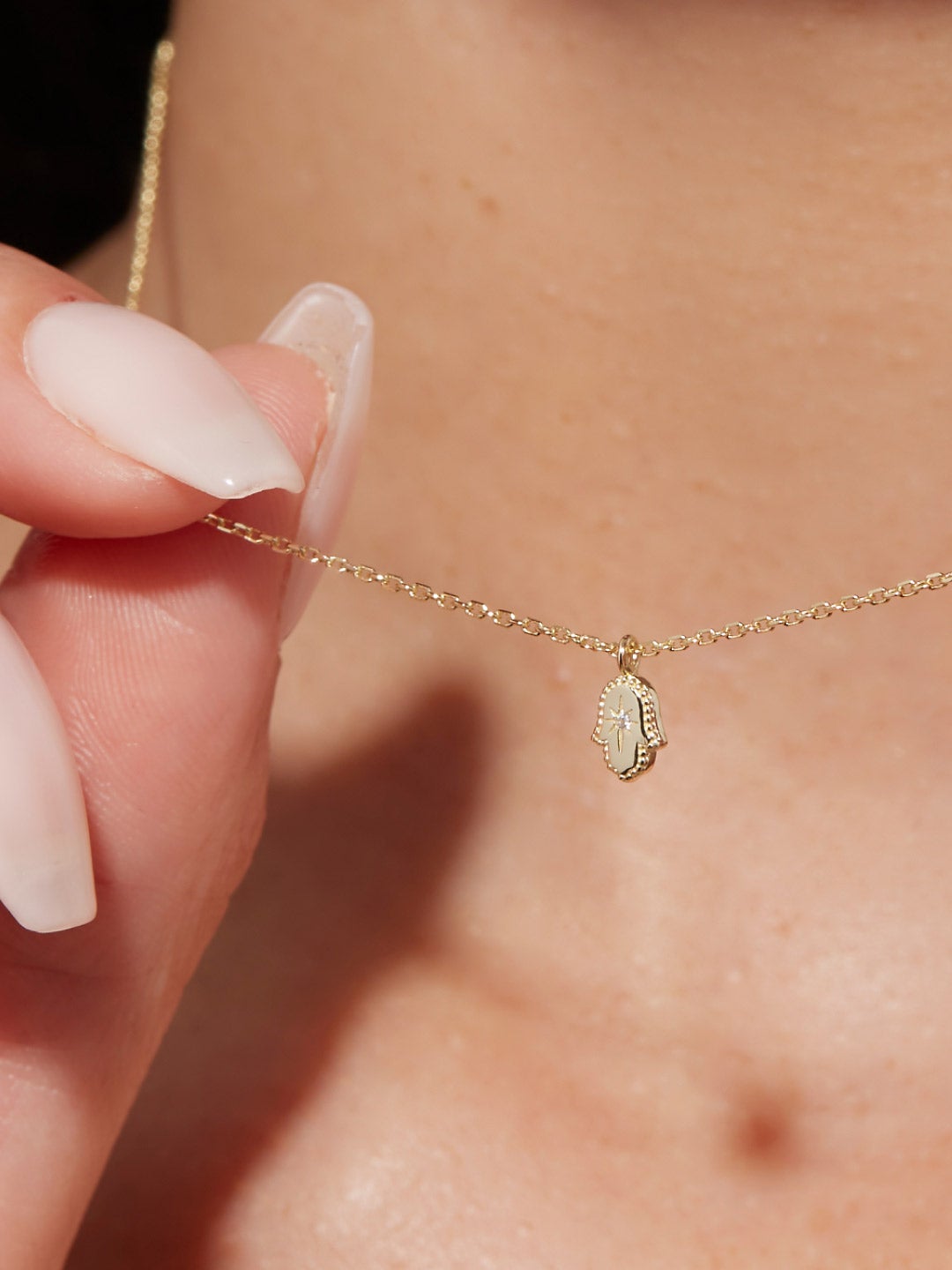 Ana Luisa Jewelry Necklaces Pendants Hamsa Necklace Hamsa Silver