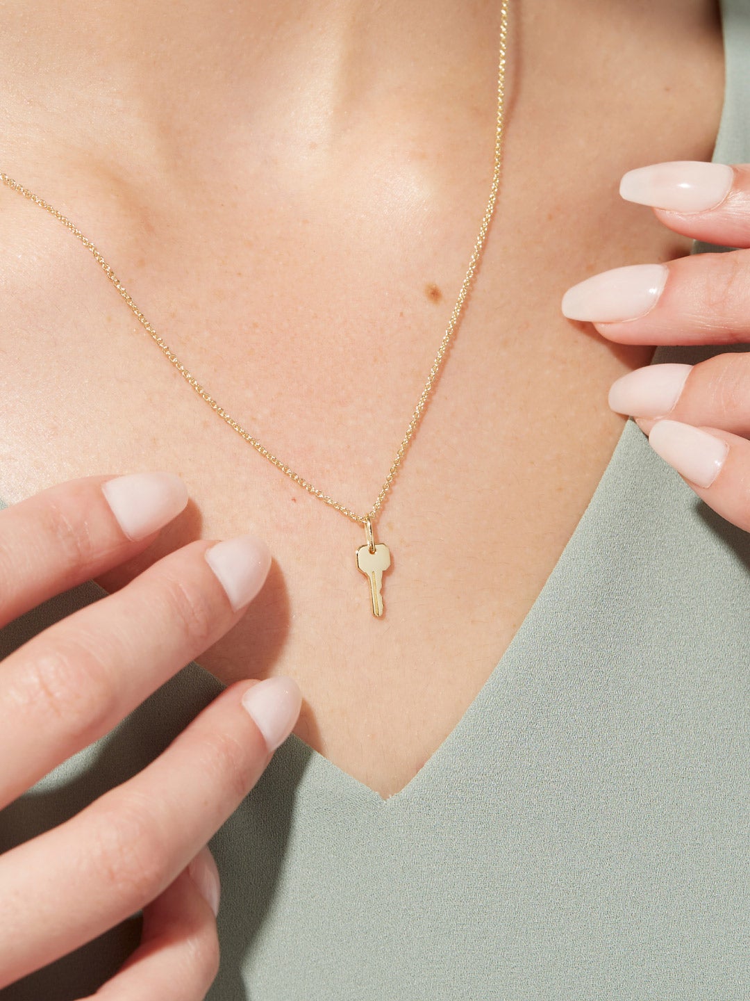 Ana Luisa Jewelry Necklaces Pendants Key Necklace Charlie Silver
