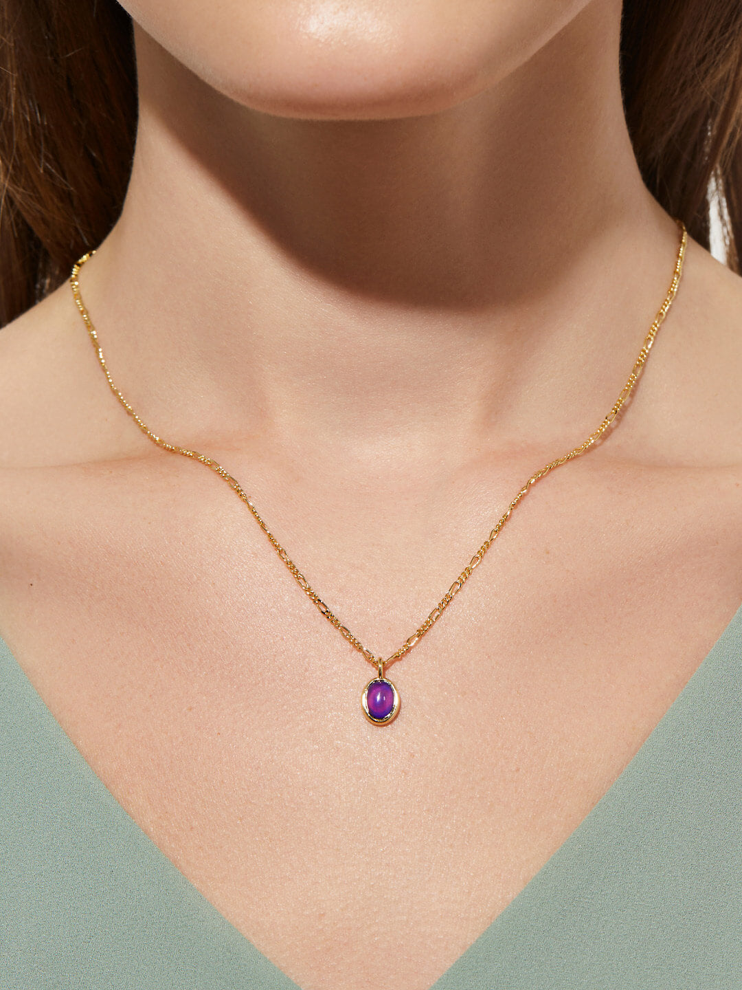 Ana Luisa Jewelry Necklaces Pendants Mood Necklace Mood Pendant Necklace Gold