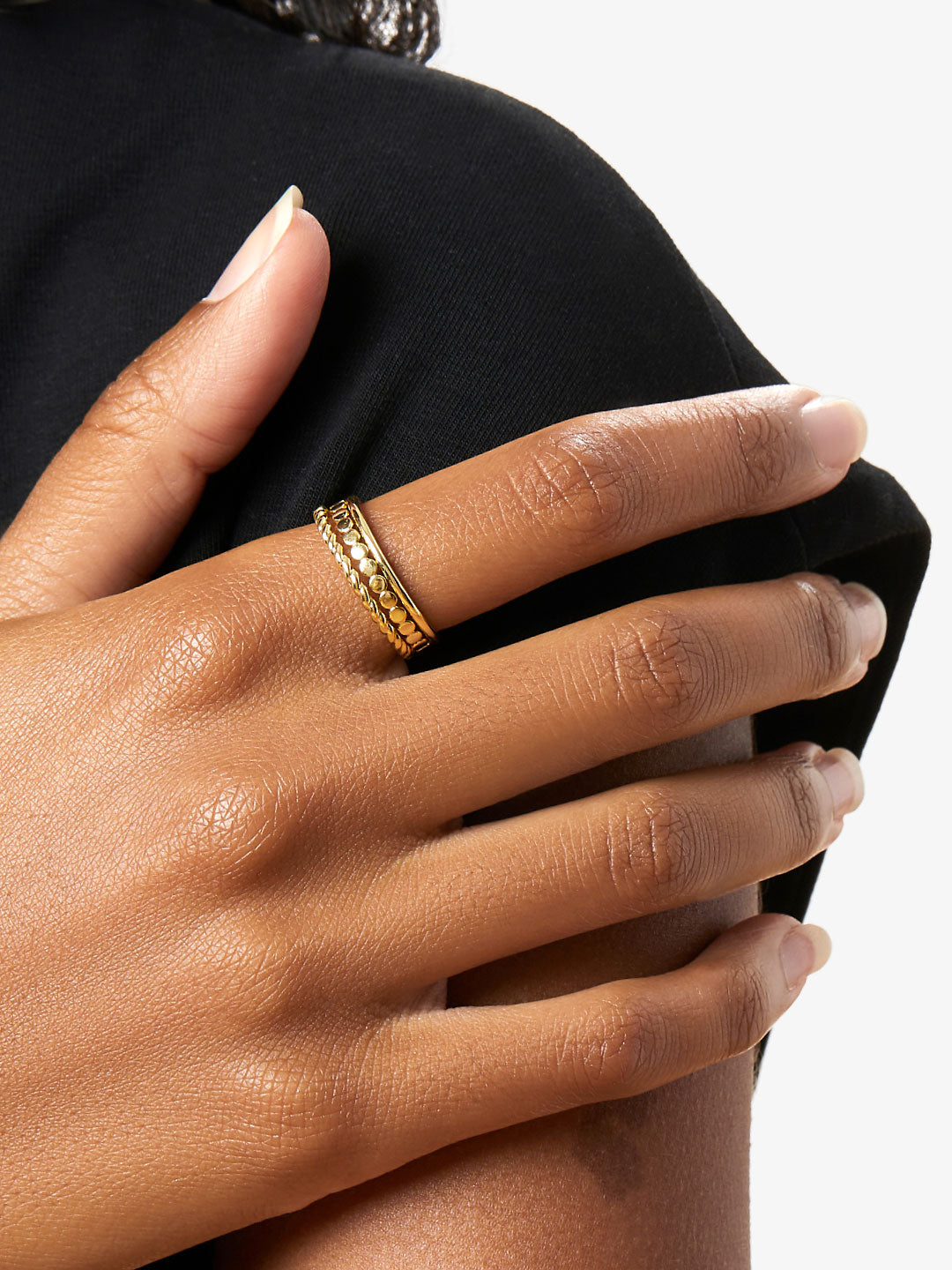Ana Luisa Jewelry Rings Set Gold Ring Set Adrianna Set Gold