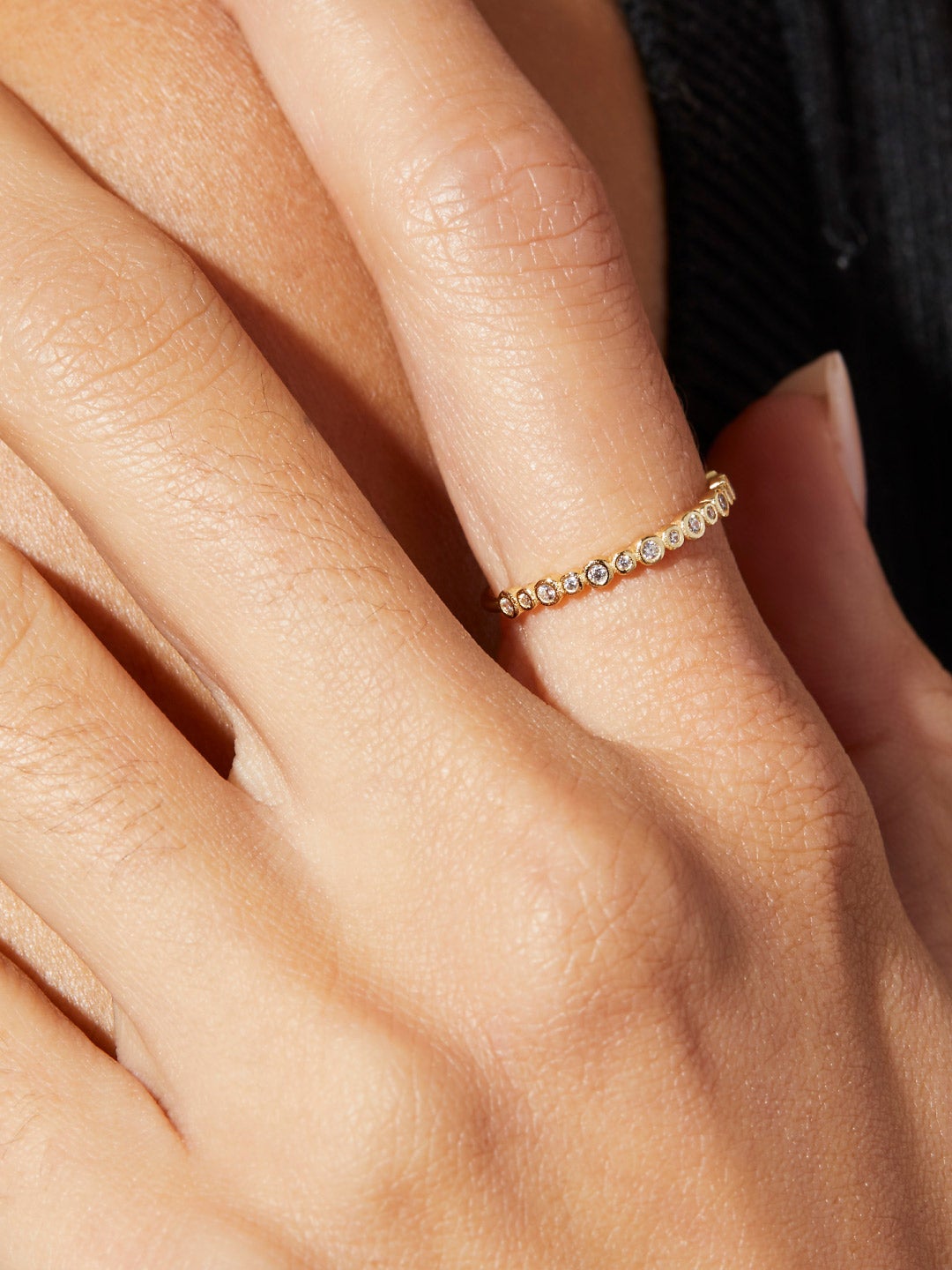 Ana Luisa Jewelry Rings Thin Band Ring Gold Ring Angeles Silver