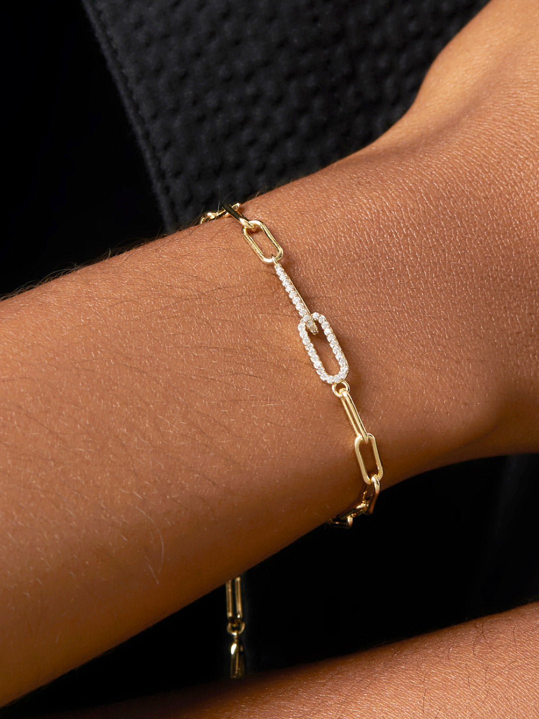 Ana Luisa Jewelry Bracelets Bold Chains Paperclip Bracelet Souryaz Bracelet Gold
