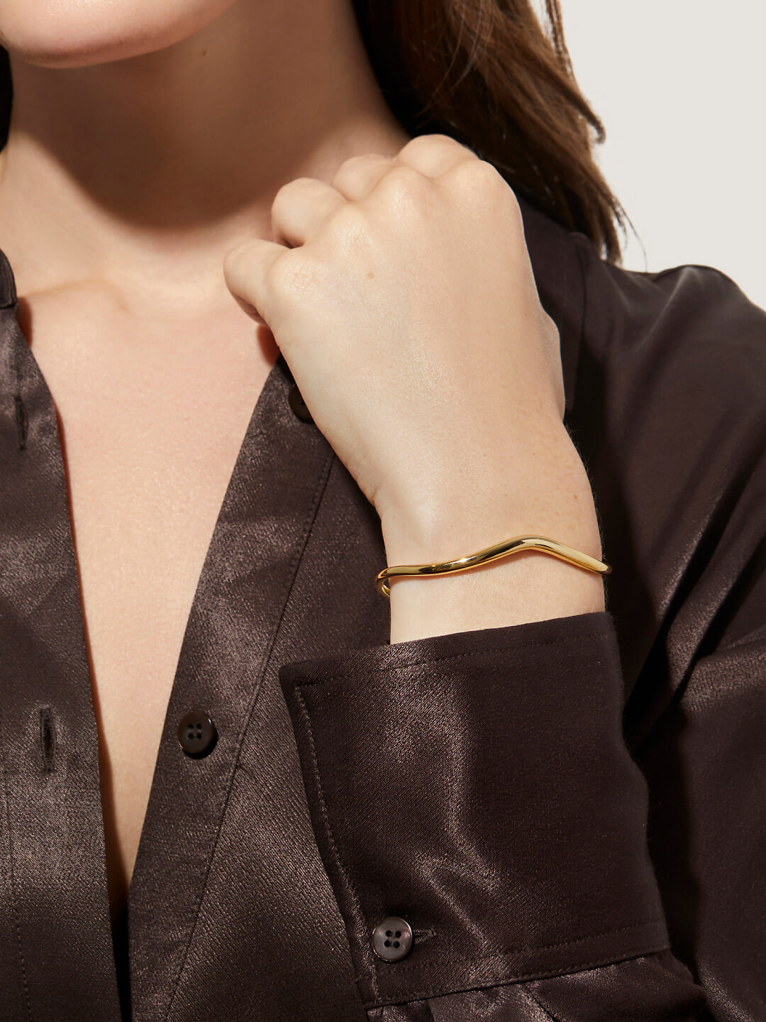 Ana Luisa Jewelry Bracelets Cuffs Gold Cuff Bracelet Emma Gold