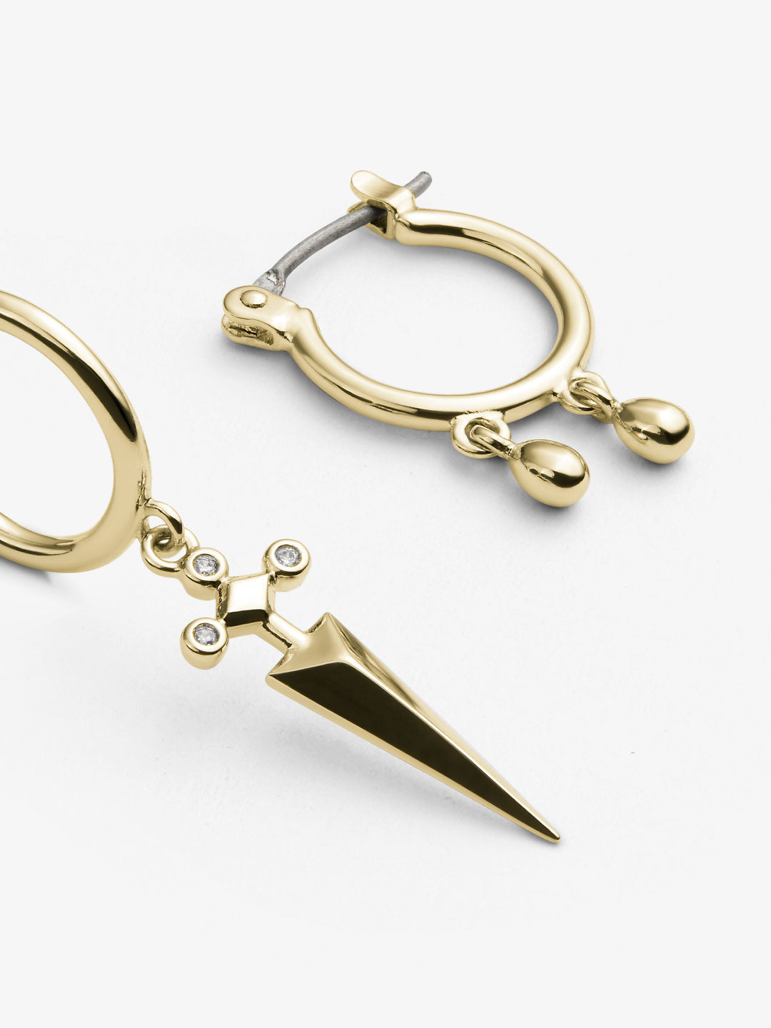 Ana Luisa Jewelry Co Creation Earrings Gold Dagger Earrings Hana Lee Gold