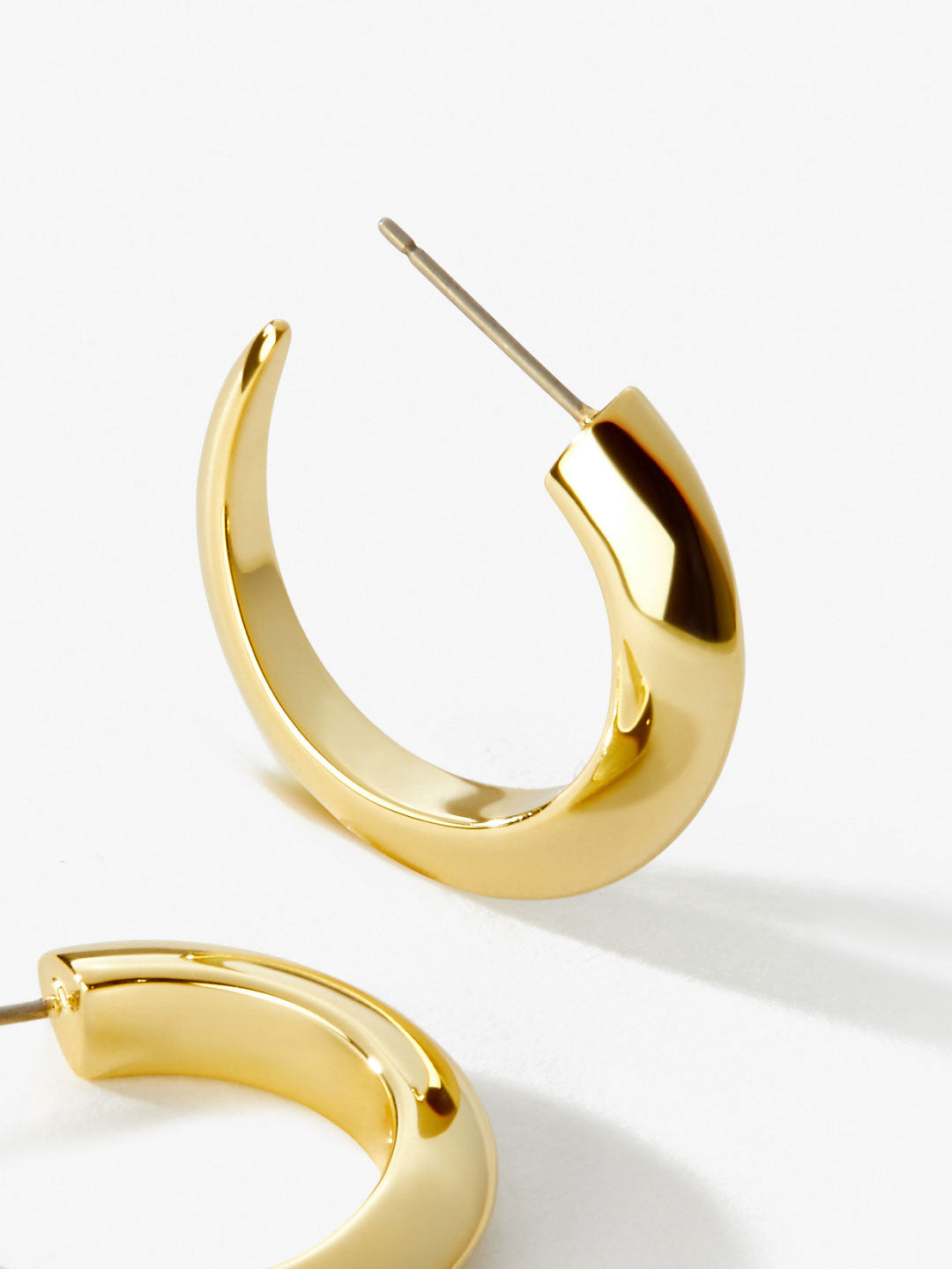 Ana Luisa Jewelry Earrings Medium Hoops Large Gold Hoop Earrings Teagan Gold