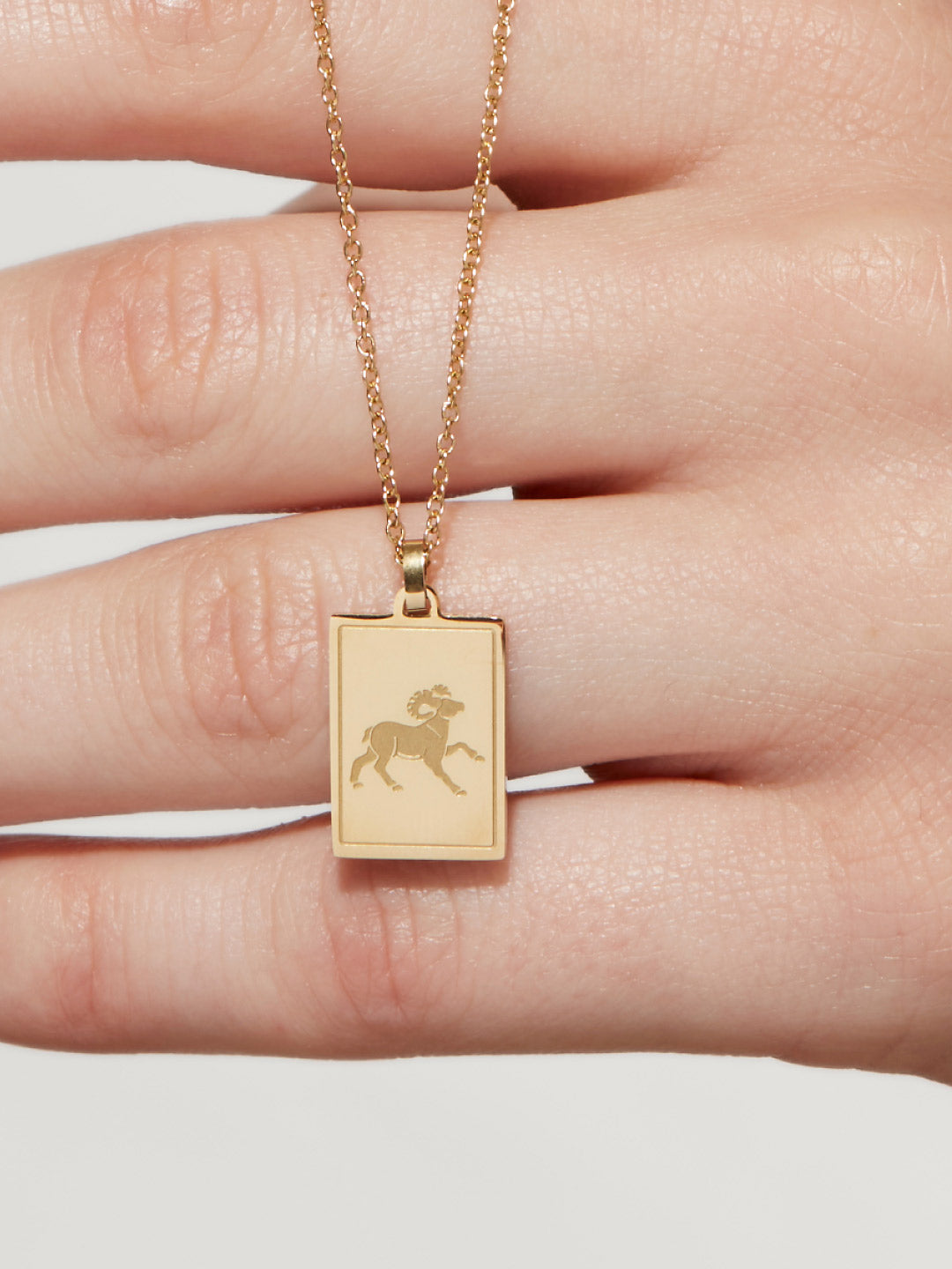 Ana Luisa Jewelry Necklaces Pendants Zodiac Necklace Aries Stainless Steel
