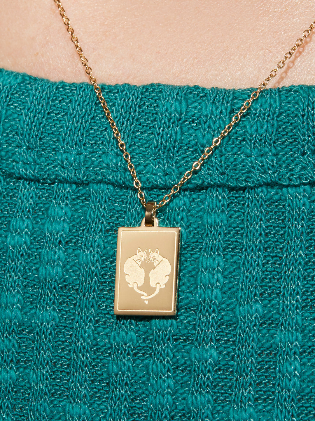 Ana Luisa Jewelry Necklaces Pendants Zodiac Necklace Gemini Stainless Steel