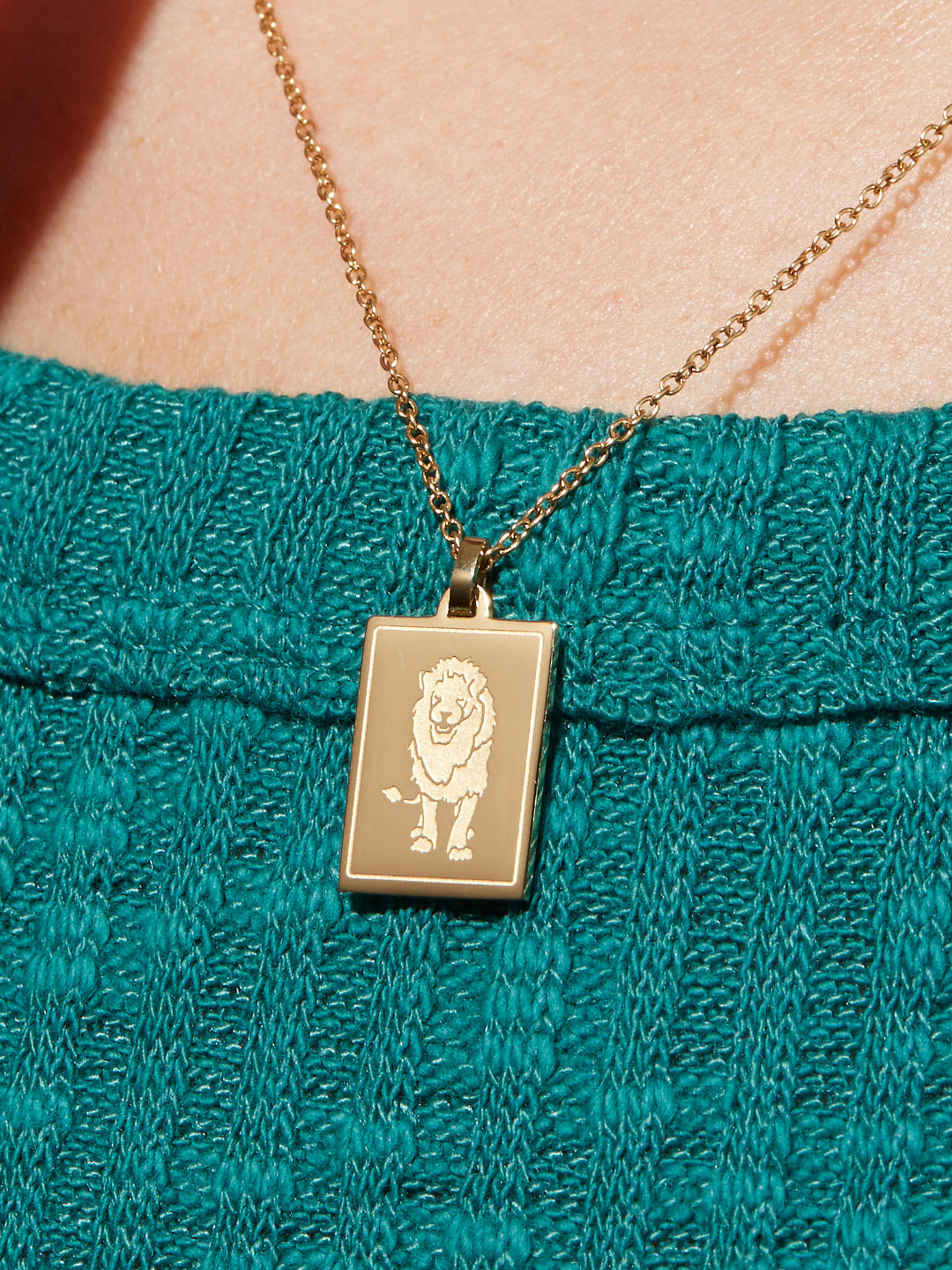 Ana Luisa Jewelry Necklaces Pendants Zodiac Necklace Leo Stainless Steel