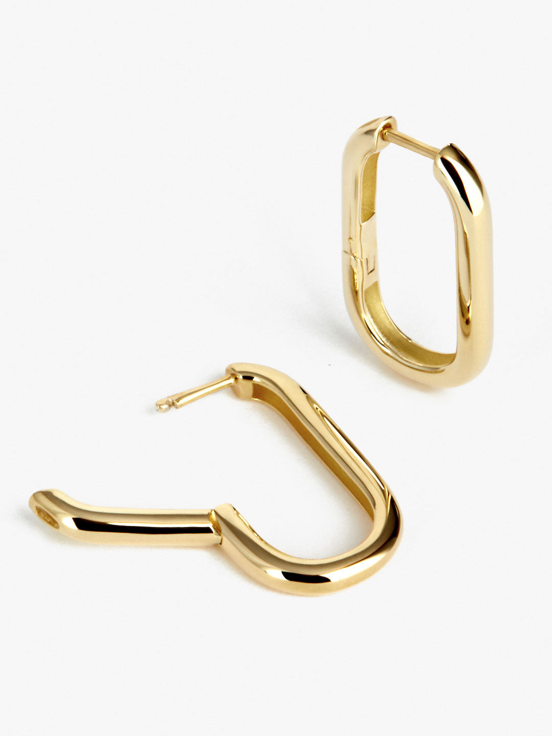 Ana Luisa Jewelry Earrings Medium Hoops Gold Hoop Earrings Rox Medium Silver