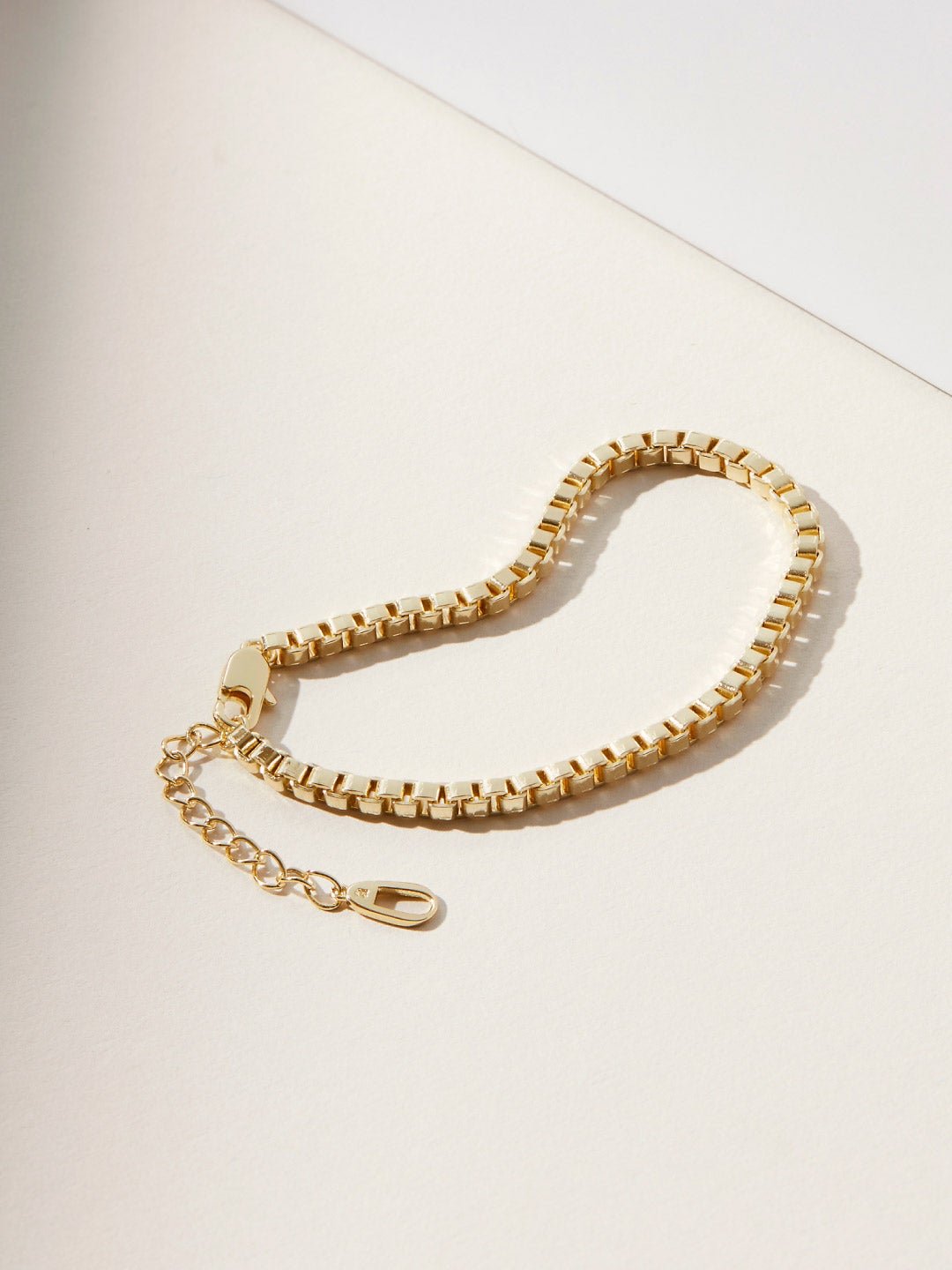 Ana Luisa Jewelry Bracelets Medium Chains Box Chain Bracelet Tess Gold