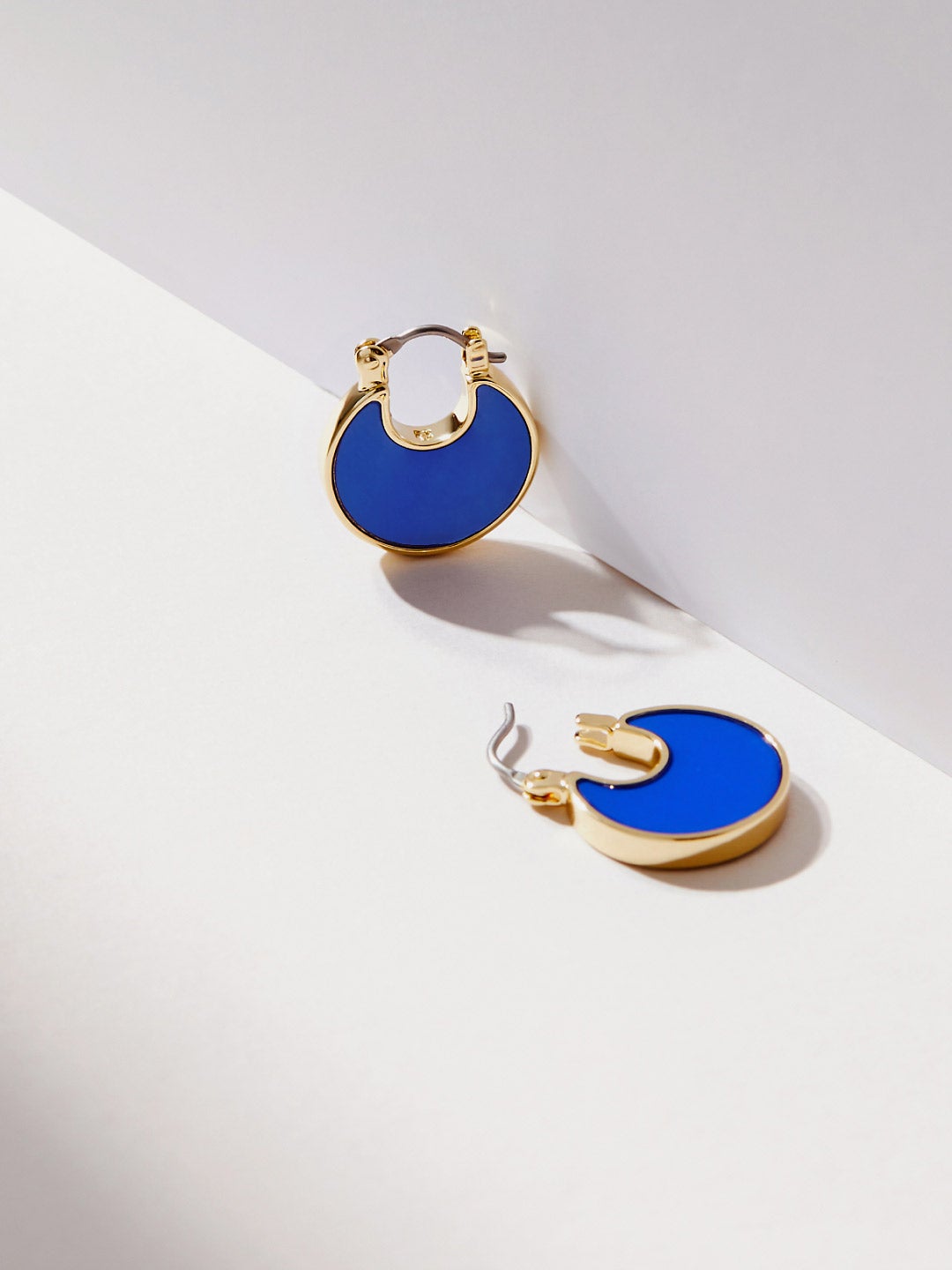 Ana Luisa Jewelry Earring Hoops Mini Hoop Earrings Mini Hana Deep Blue Gold