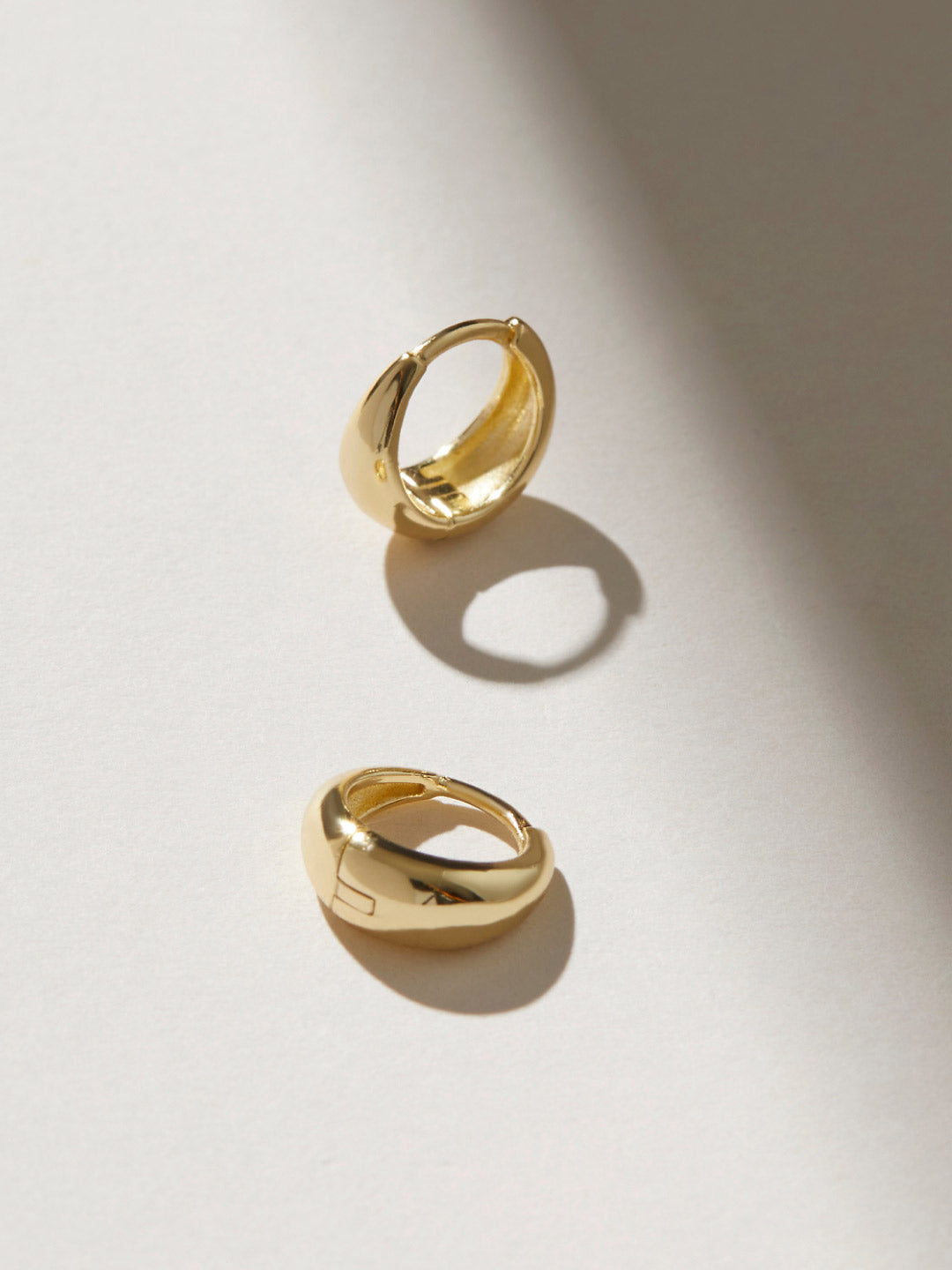 Ana Luisa Jewelry Earrings Huggie Bold Huggie Hoops Nate Silver
