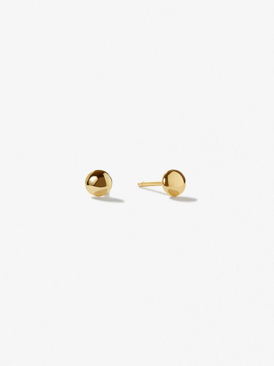 Ana Luisa Earrings Studs Earrings Thumbtack Stud Earrings Mini Disco Gold