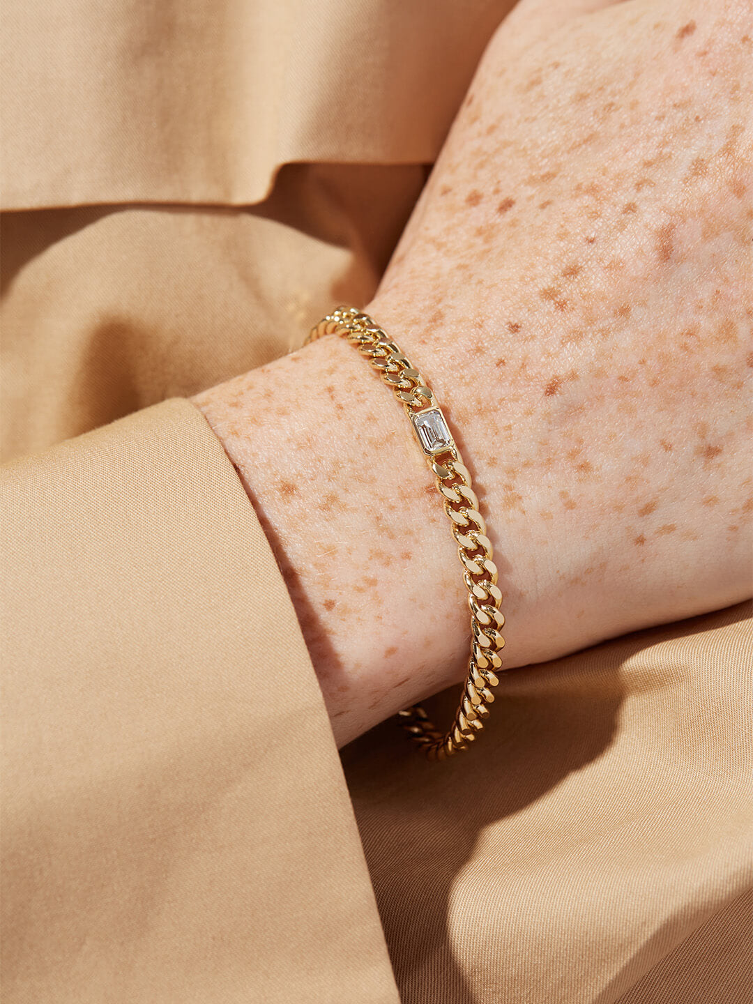 Ana Luisa Jewelry Bracelets Chain Bracelet Crystal Bracelet Nana Gold