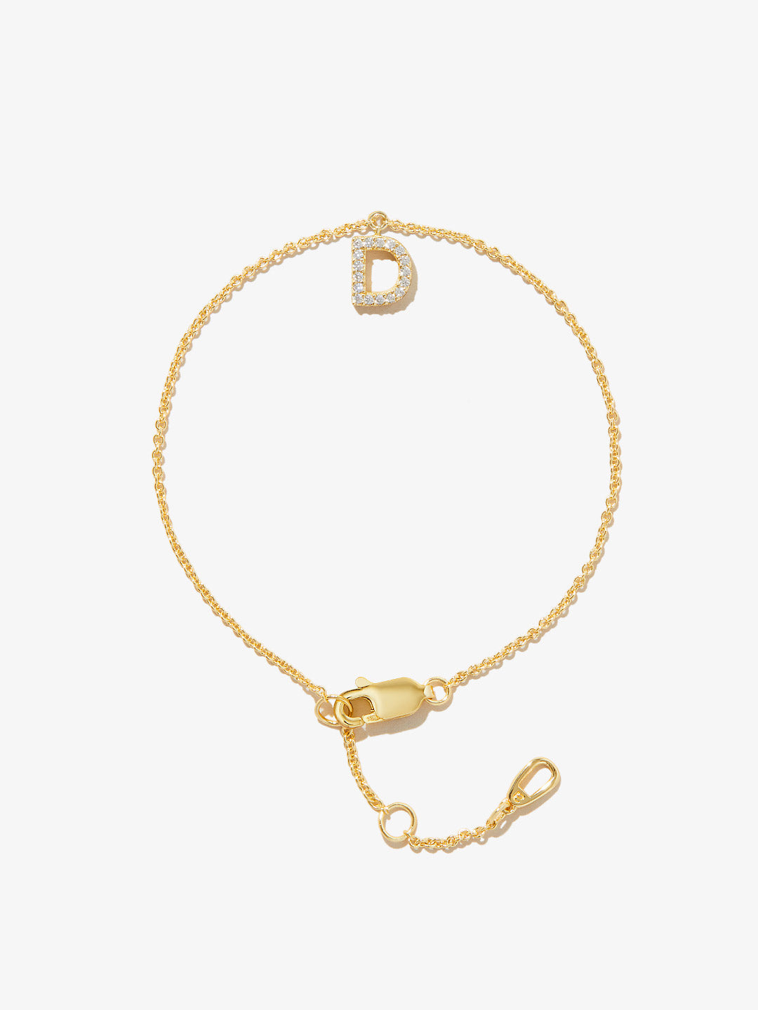 Initial Charm Bracelet - Letter Bracelet