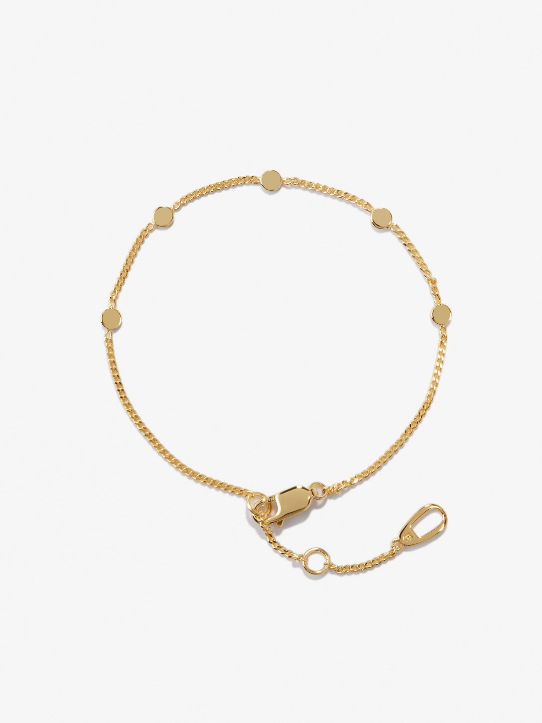Ana Luisa Jewelry Bracelets Medium Chains Gold Circles Bracelet Sacha Silver