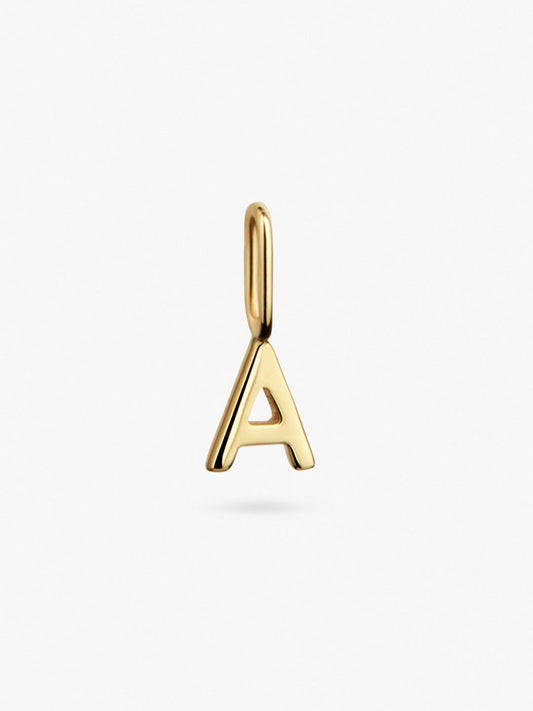 Ana Luisa Jewelry Charm Gold Pendant Gold Letter Charm A Solid Gold
