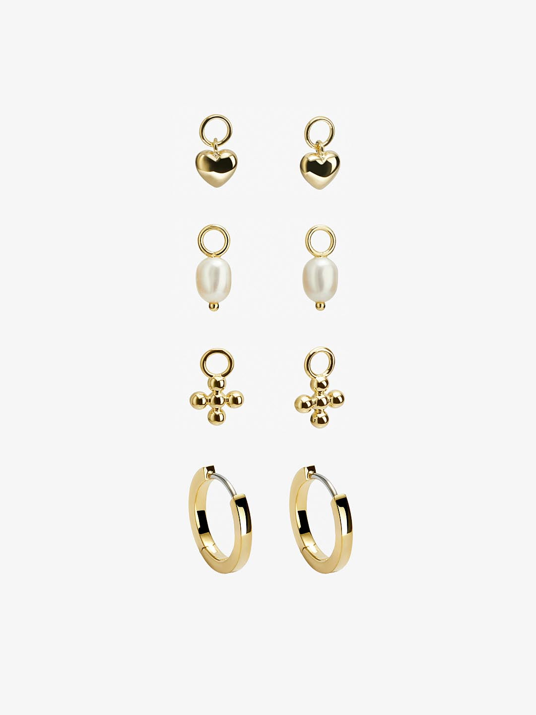 Ana Luisa Jewelry Charms Earring Charms Hopeless Romantic Starter Kit Gold