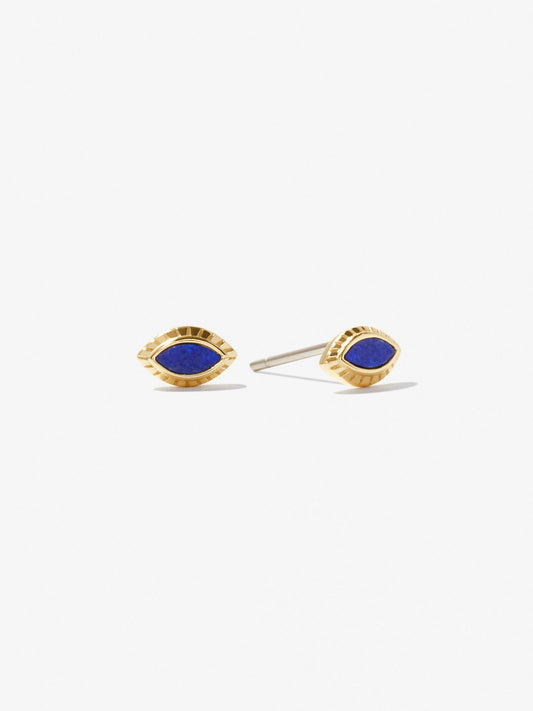 Ana Luisa Jewelry Earring Stud Evil Eye Earrings Ilda Lapis Silver