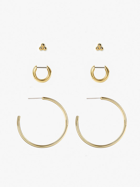 Ana Luisa Jewelry Earrings Big Hoop Bundle Silver Gold