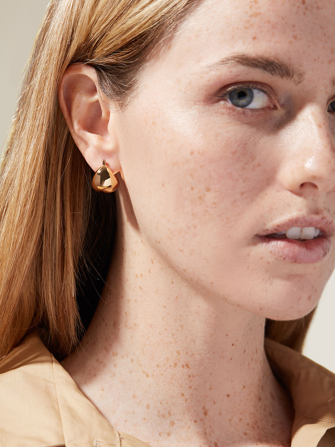 Ana Luisa Jewelry Earrings Hoop Earrings Abby Gold