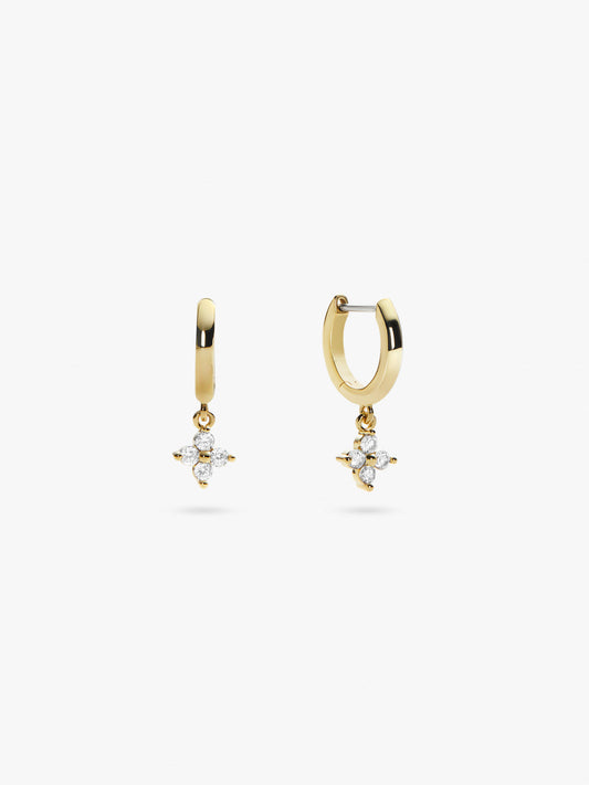 Ana Luisa Jewelry Earrings Huggie Gold Huggie Hoop Earrings Angela Gold