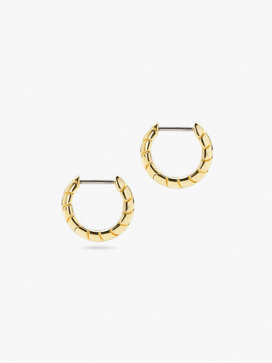 Ana Luisa Jewelry Earrings Huggie Gold Huggie Hoop Earrings Brooks Gold