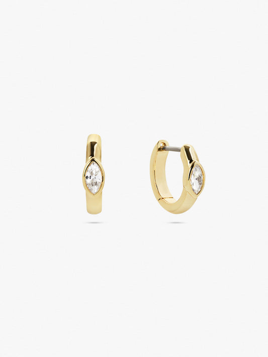 Ana Luisa Jewelry Earrings Huggie Gold Huggie Hoop Earrings Rhode Gold