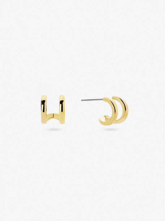 Ana Luisa Jewelry Earrings Huggie Huggie Hoop Earrings Cara Gold Gold